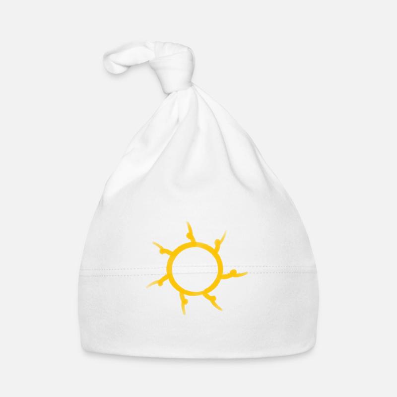 Sun vacation Modern Mallorca design Organic Baby Cap
