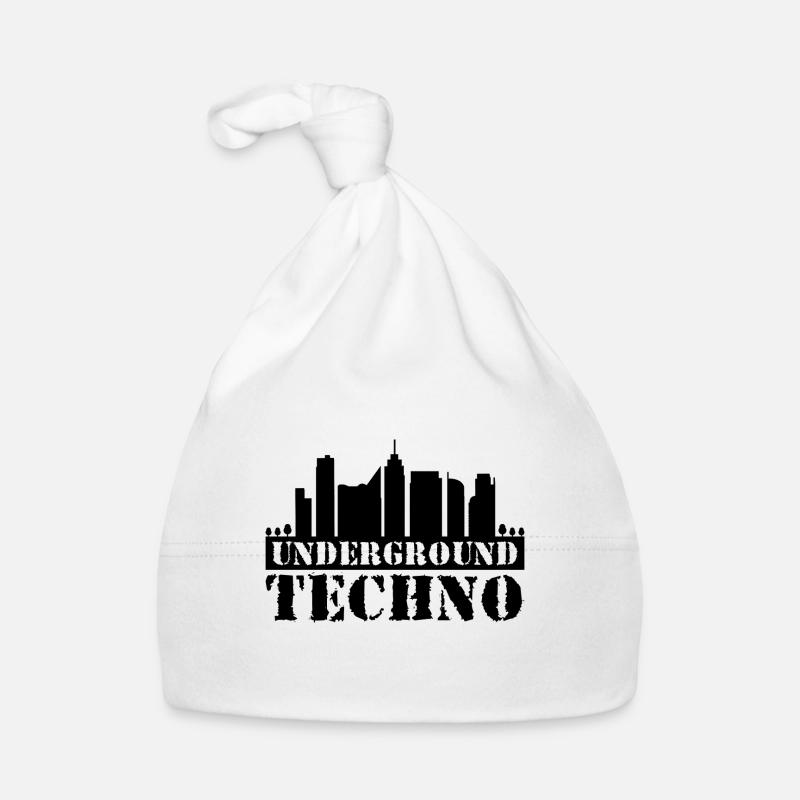 Underground Techno Raving Party Musik Baby Bio-Mütze