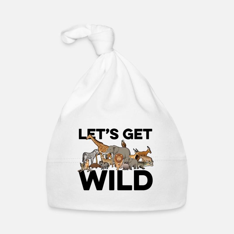 Let's Get Wild Animal Lover Animal Keeper Zoo Keep Baby Bio-Mütze