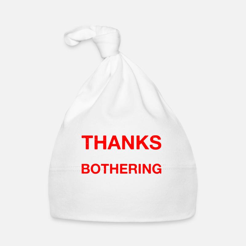 Merci de ne pas me déranger 2 Bonnet bio Bébé