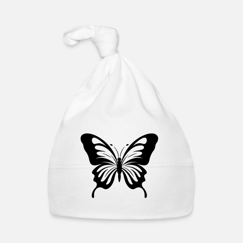 Symbole papillon Bonnet bio Bébé