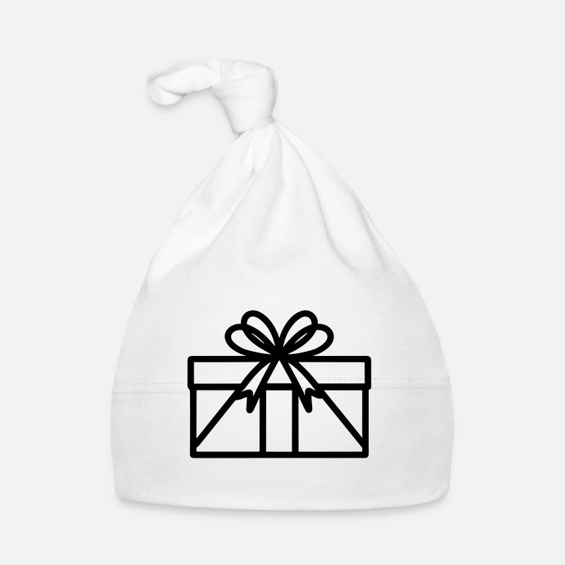 Kleine Geschenkbox Baby Bio-Mütze