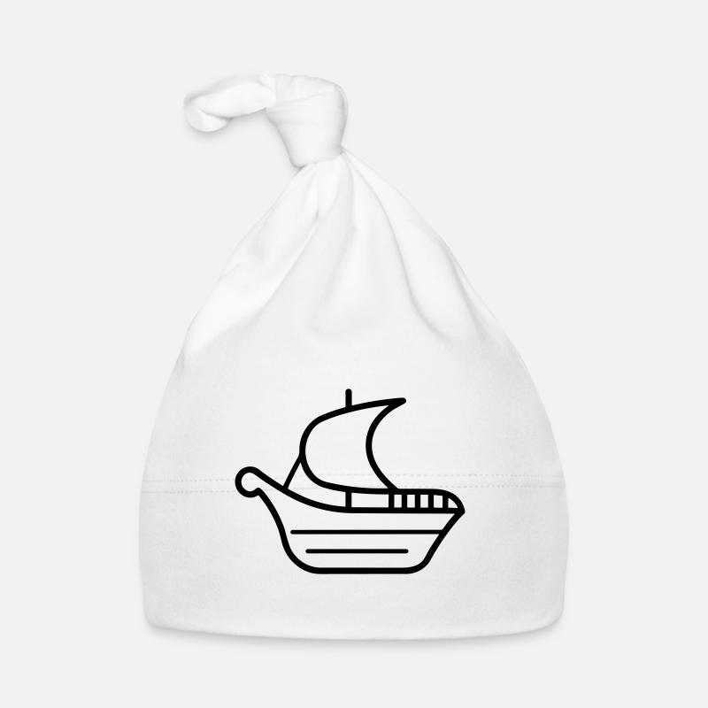 Pirate ship Organic Baby Cap