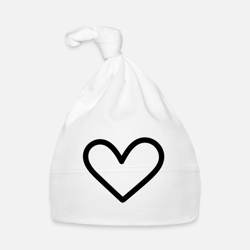 Herz Baby Bio-Mütze