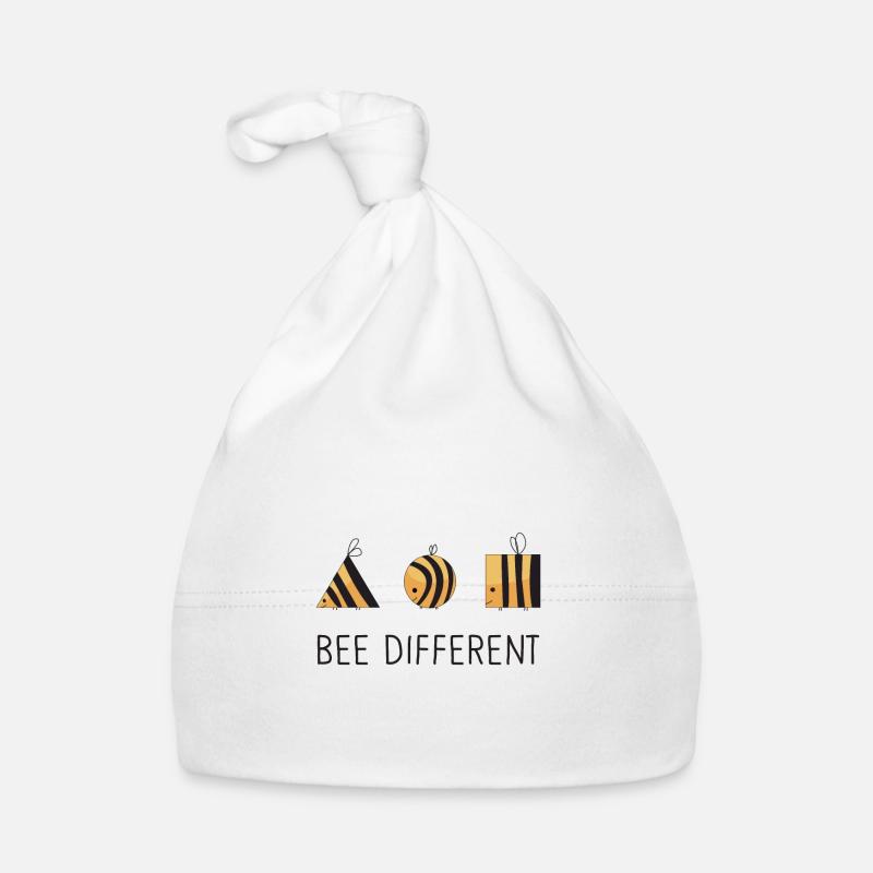 Abeille différente - Soyez différent avec des abeilles drôles Bonnet bio Bébé