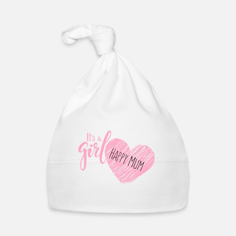 c’est une fille Bonnet bio Bébé