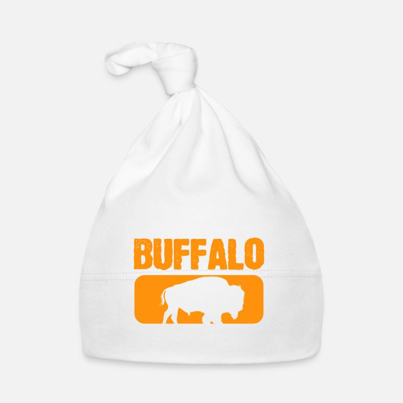 Distracted by Buffalo's Handlebar Wrestler Gift Organic Baby Cap