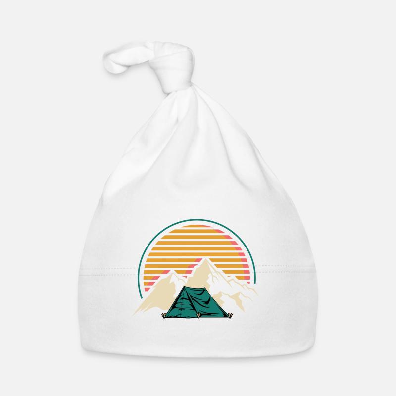 Retro -Camper Motorhome Gift Organic Baby Cap