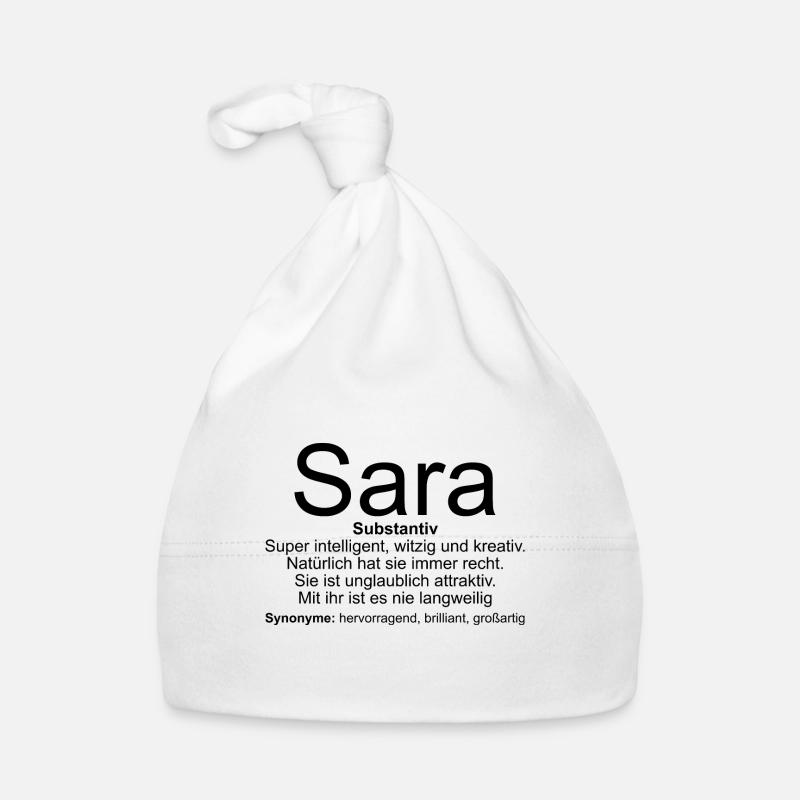 Name Definition Sara Baby Bio-Mütze