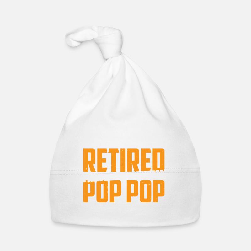 Je ne suis pas à la retraite, je suis un professionnel Pop Pop 3 Bonnet bio Bébé