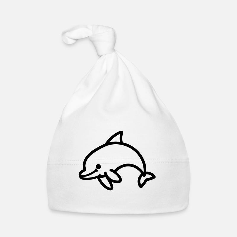 Delfin Baby Bio-Mütze