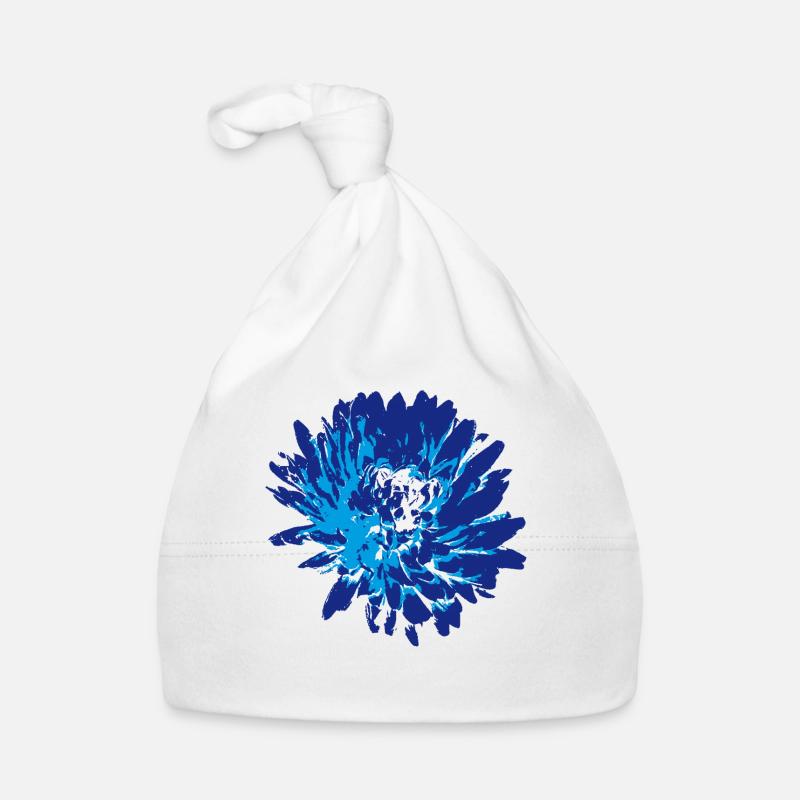 Dahlie - Blüte Baby Bio-Mütze