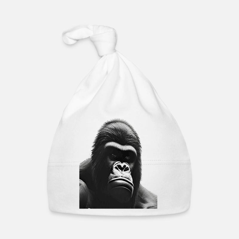 Silverback Gorilla Organic Baby Cap