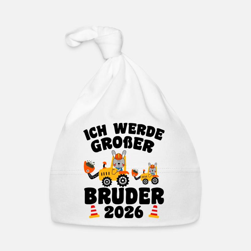 Ich Werde Großer Bruder 2026 Baby Bio-Mütze