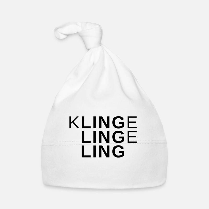 Spruchdesign - klingelingeling Baby Bio-Mütze