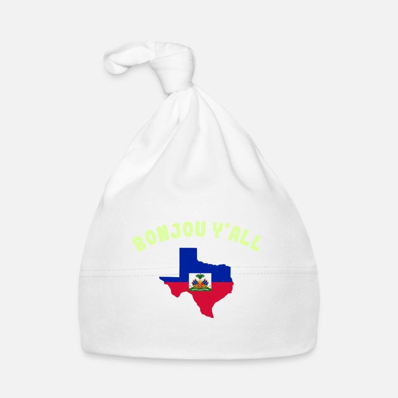 Haitianisch-texanisches Design für Einwanderer Baby Bio-Mütze