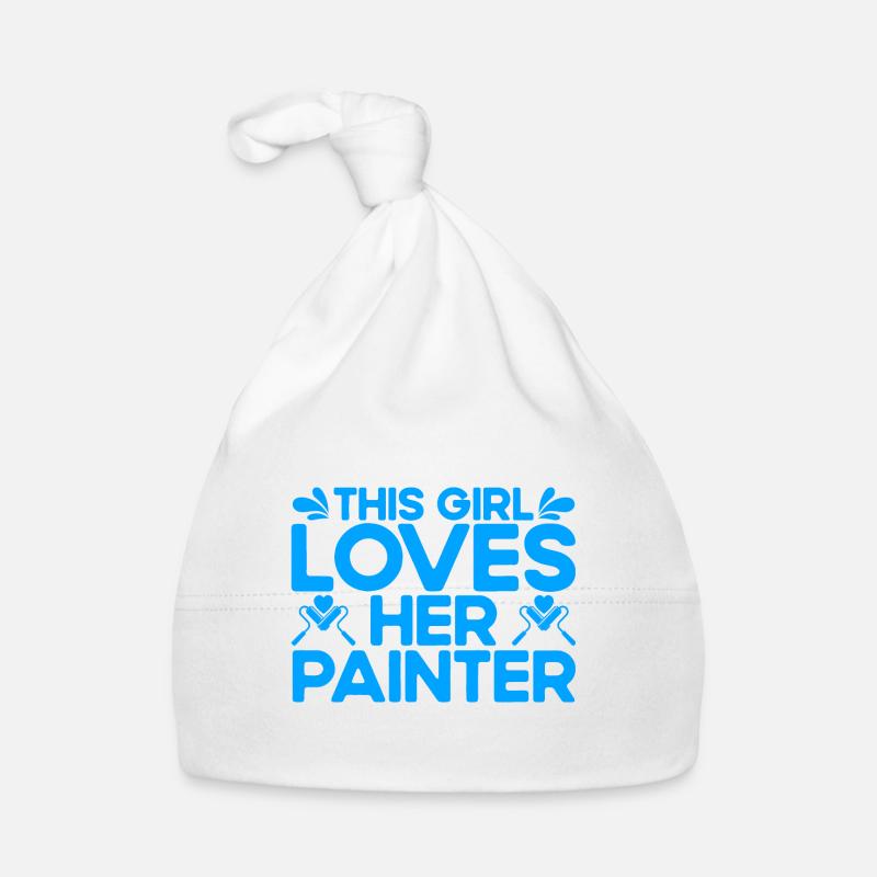 Tradesman Building Painter Decorator Gift Organic Baby Cap