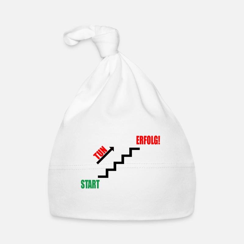 Treppe Erfolg durch Tun Baby Bio-Mütze