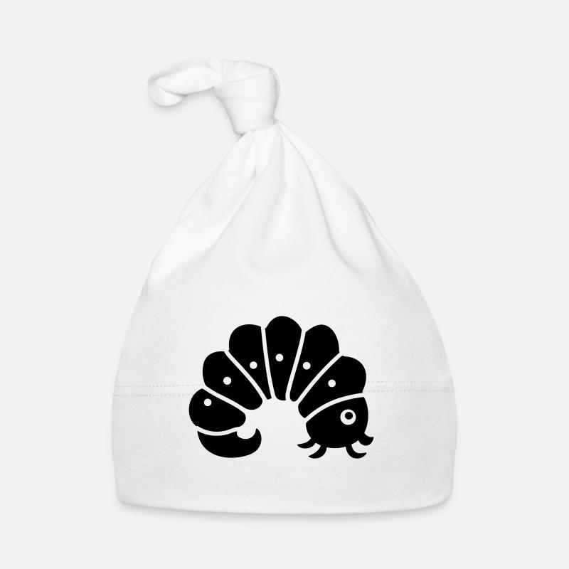 caterpillar Organic Baby Cap