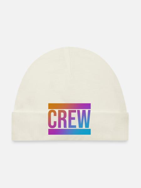 Crew - Organic Baby Cap - white - Front