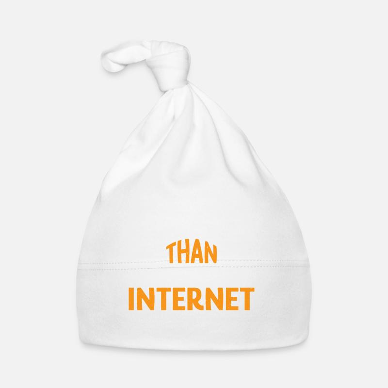Je suis plus vieux qu’Internet 7 Bonnet bio Bébé