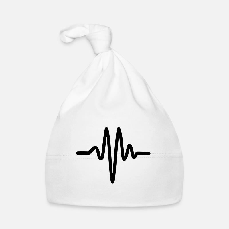 Herzschlag, Puls Baby Bio-Mütze