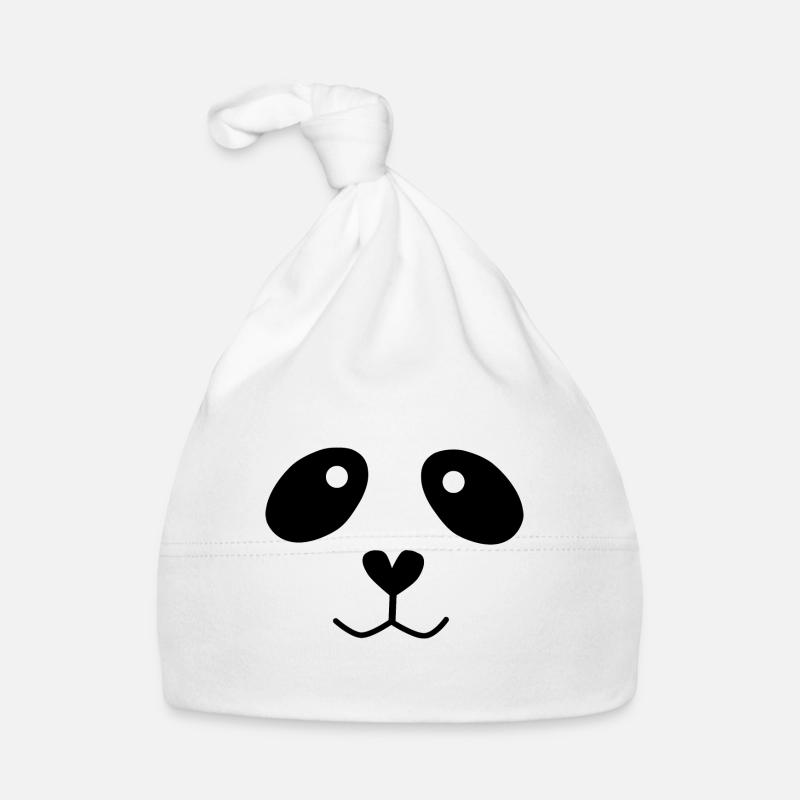 Pandagesicht Panda Kinder Geburtstag Geschenk Baby Bio-Mütze