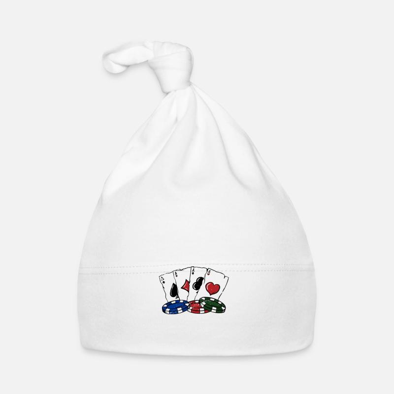 Piss Poor Bluffer Poker Sarcastic Poker Player Baby Bio-Mütze