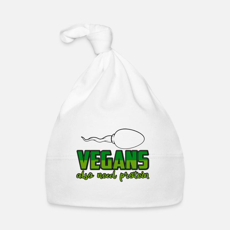 Vegans also need protein Organic Baby Cap