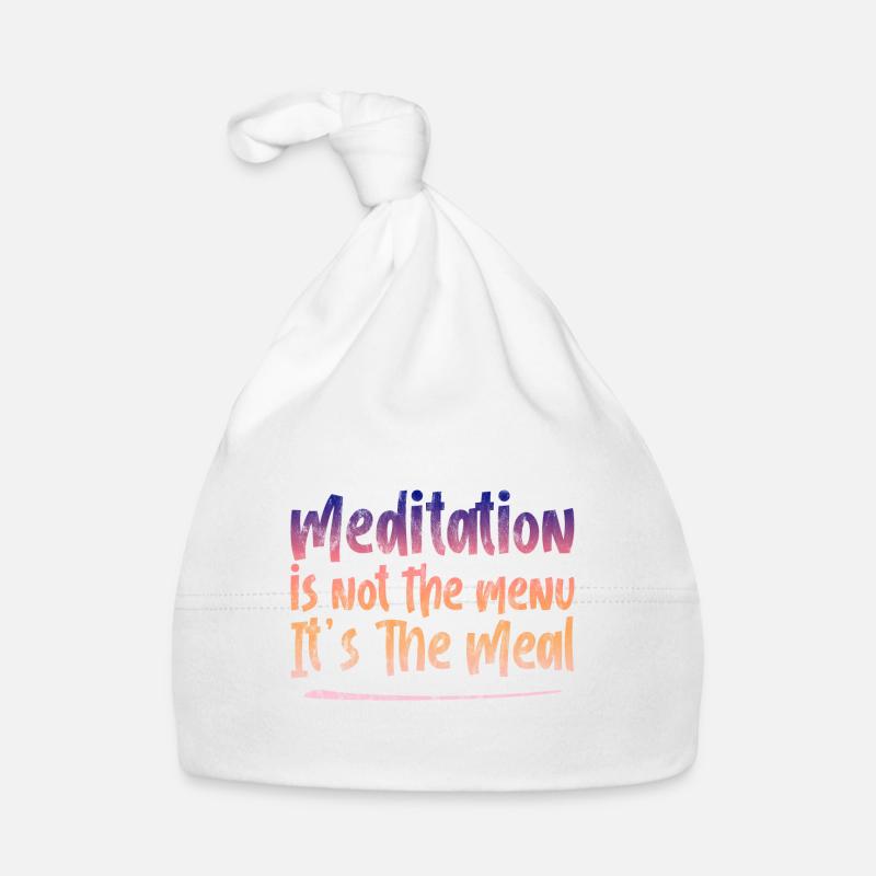 La méditation n’est pas le menu, c’est le repas 3 Bonnet bio Bébé