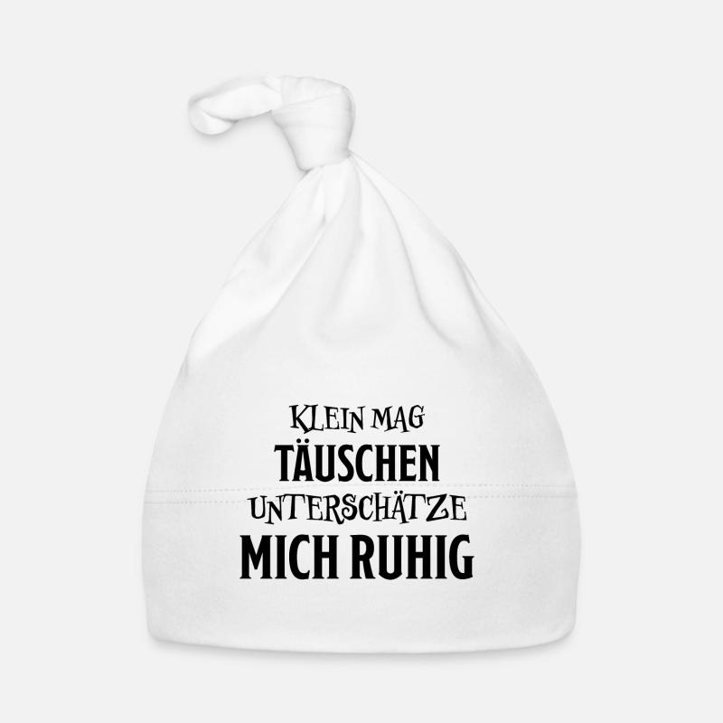Klein Winzig Lustiger Spruch Kind Baby Geschenk Baby Bio-Mütze