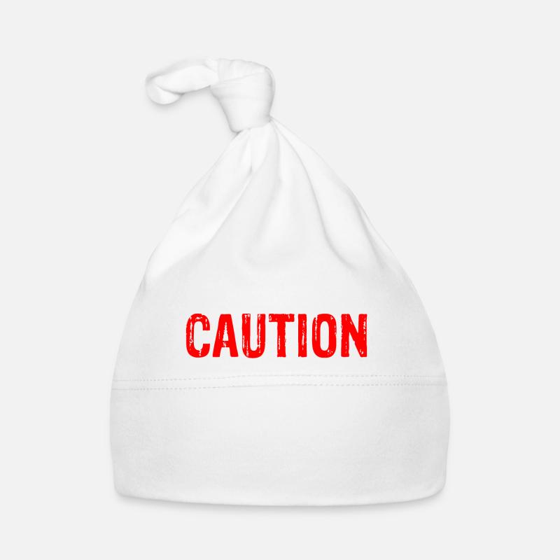 Caution Thesis In Progress 3 Baby Bio-Mütze