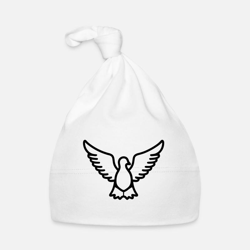 Taube Baby Bio-Mütze