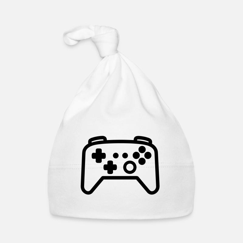 Video games controller Organic Baby Cap