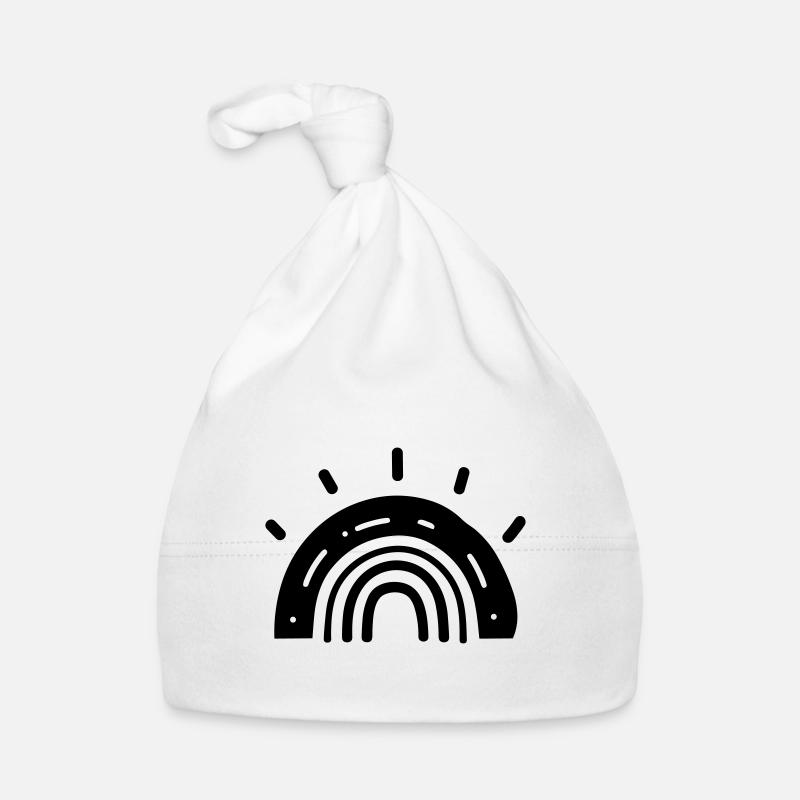 Regenbogen Baby Bio-Mütze