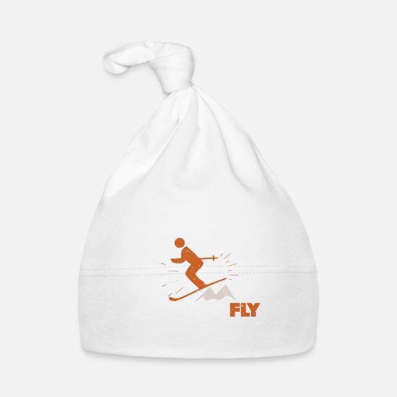Monoski Geschenkidee Geschenk Monoskifahren Monosk Baby Bio-Mütze
