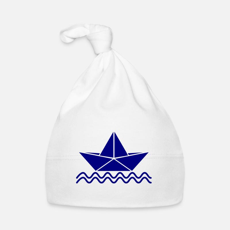 - BOOT. SEGELBOOT. - Urlaub. OCEAN. - MEER. NATUR Baby Bio-Mütze