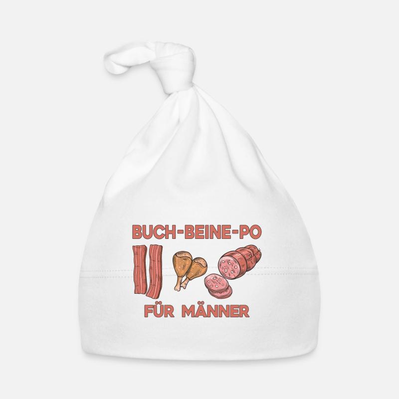 Fleisch Liebe Fleisch Schweinefleisch Hühnerfleisc Baby Bio-Mütze