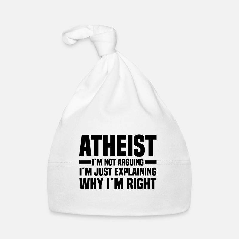 Atheismus Baby Bio-Mütze
