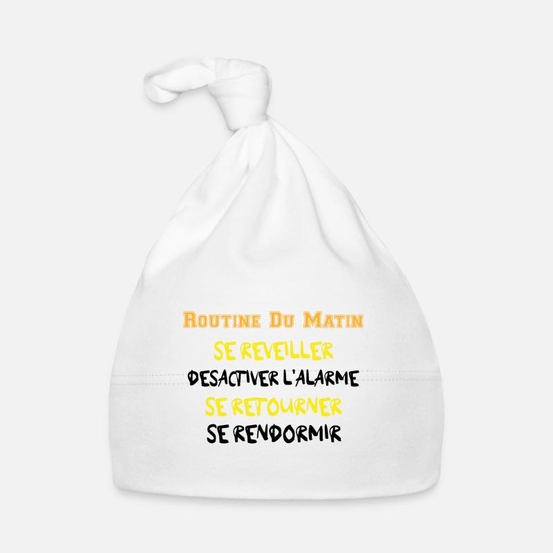 Routine du Matin - Se réveiller ... Se rendormir Bonnet bio Bébé