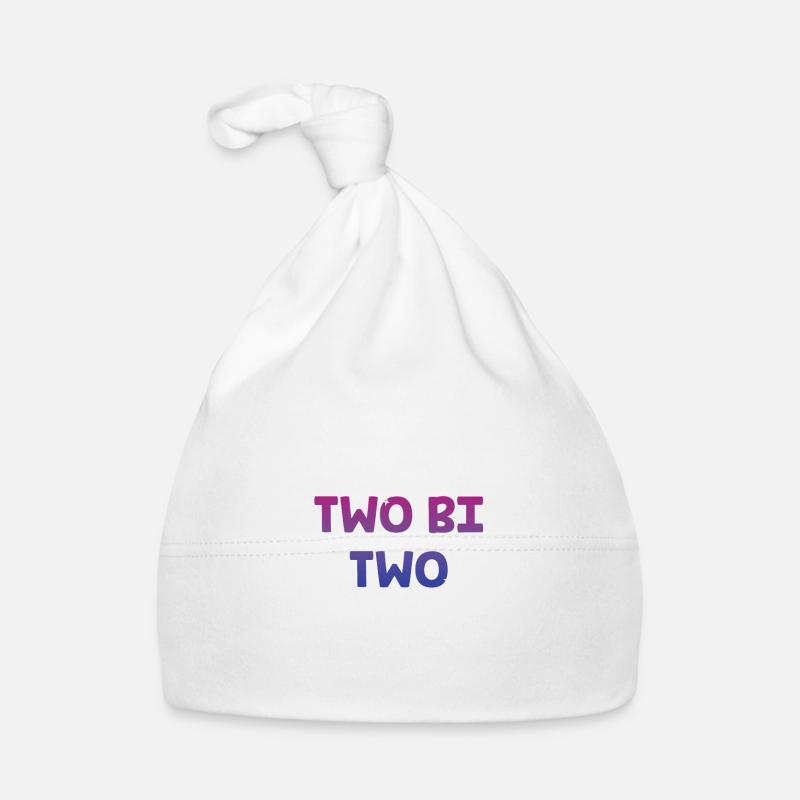Two Bi Two Bisexual LGBTQ Bi Pride LGBT Sayings Baby Bio-Mütze