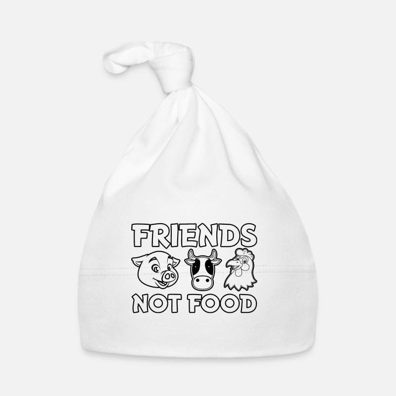 Amis pas nourriture Bonnet bio Bébé