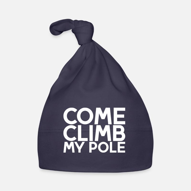 Come Climb My Pole Baby Bio-Mütze