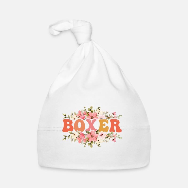 Boxer Hund Baby Bio-Mütze