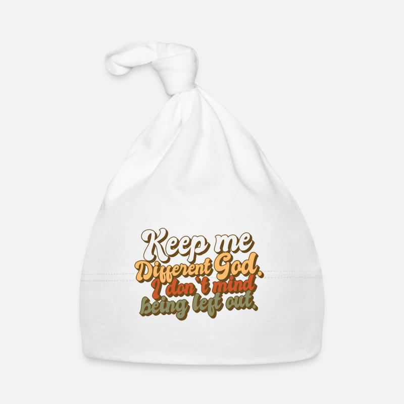 Catholic Christian Believer Keep Me Different God Baby Bio-Mütze