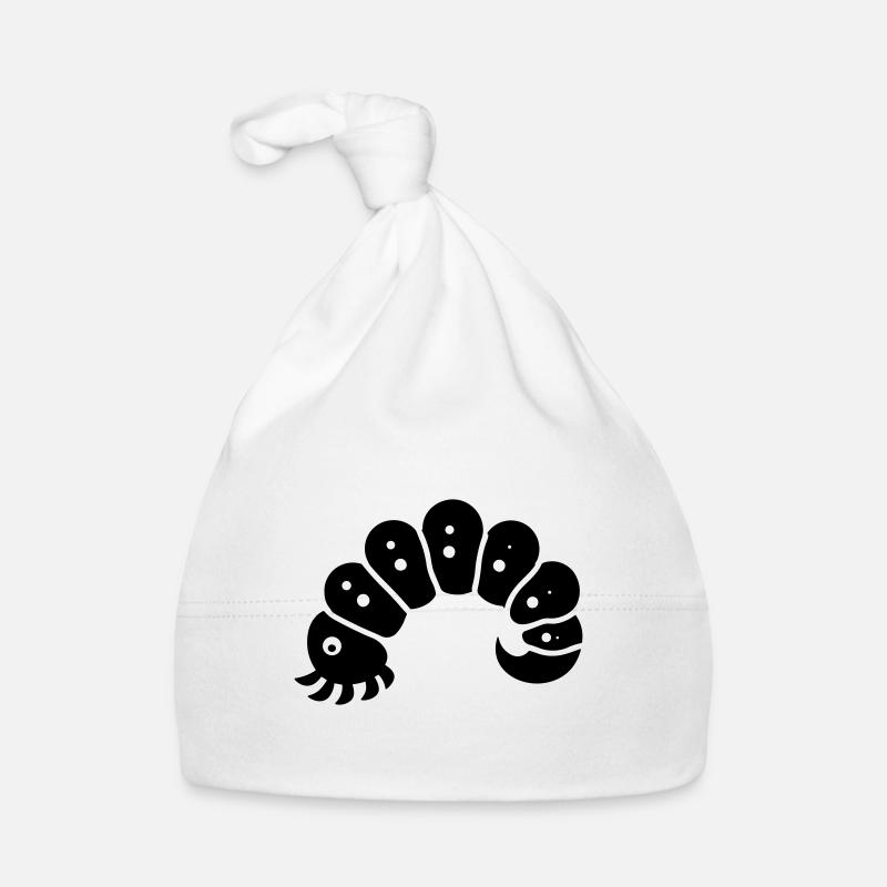 caterpillar Organic Baby Cap
