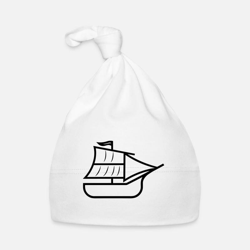 Pirate ship Organic Baby Cap