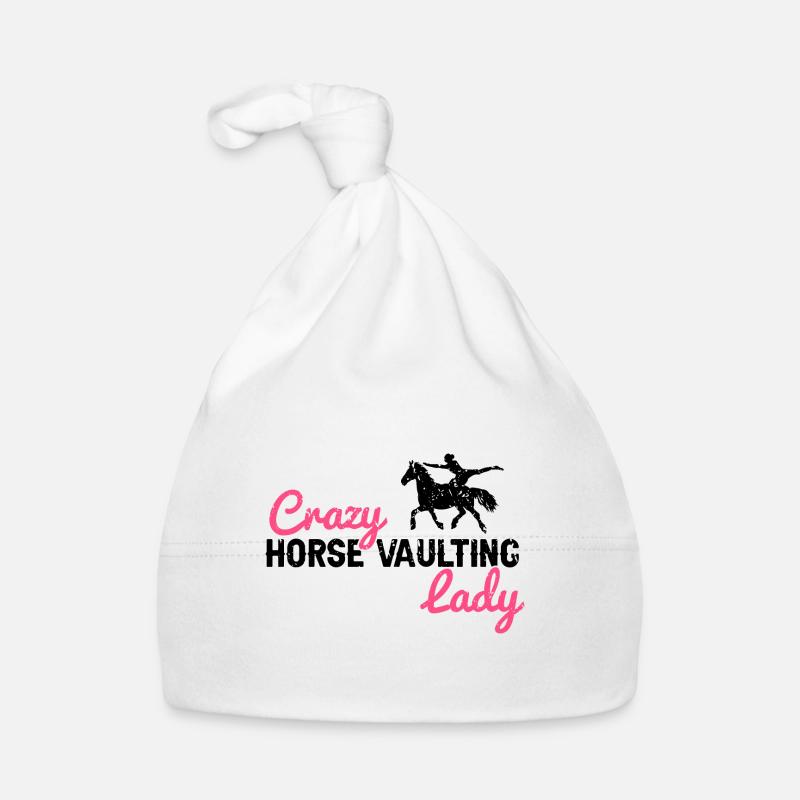 Conception acrobatique de voûte et cheval équestre Bonnet bio Bébé