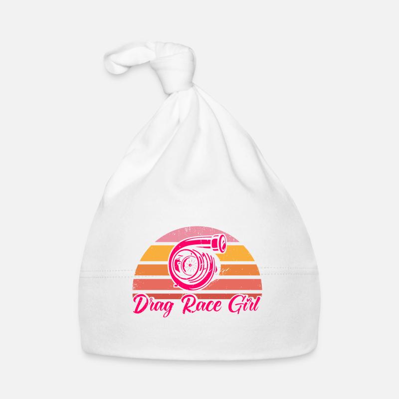 Drag Race Drag Racing Autorennen Geschenk Baby Bio-Mütze