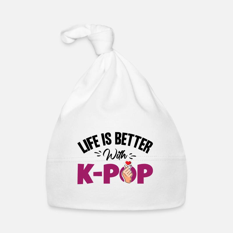 Musique pop coréenne K-Pop Bonnet bio Bébé